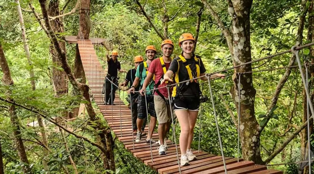 Flying Hanuman Ziplining Experience in Phuket Natural Rainforest