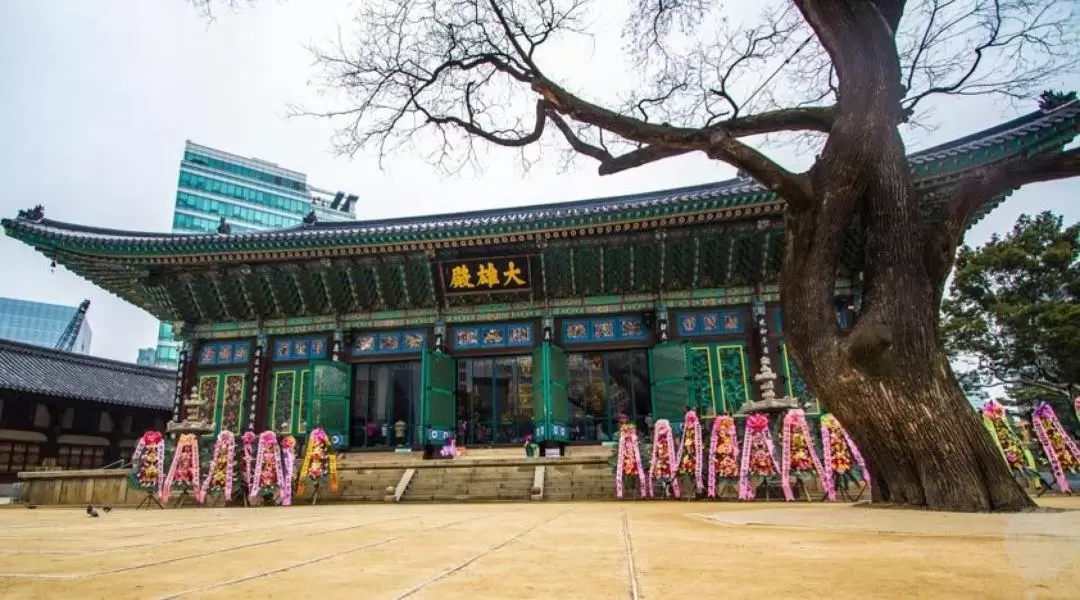 History of Joseon Dynasty with National Folk Museum, Palaces, and Temple Half Day Tour