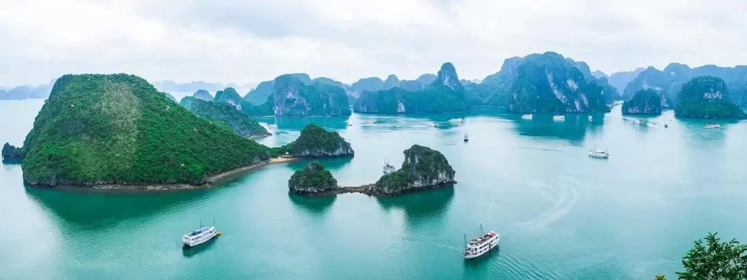 [Route 2] Halong Bay Deluxe Cruise from Ha Noi by Phoenix Cruiser