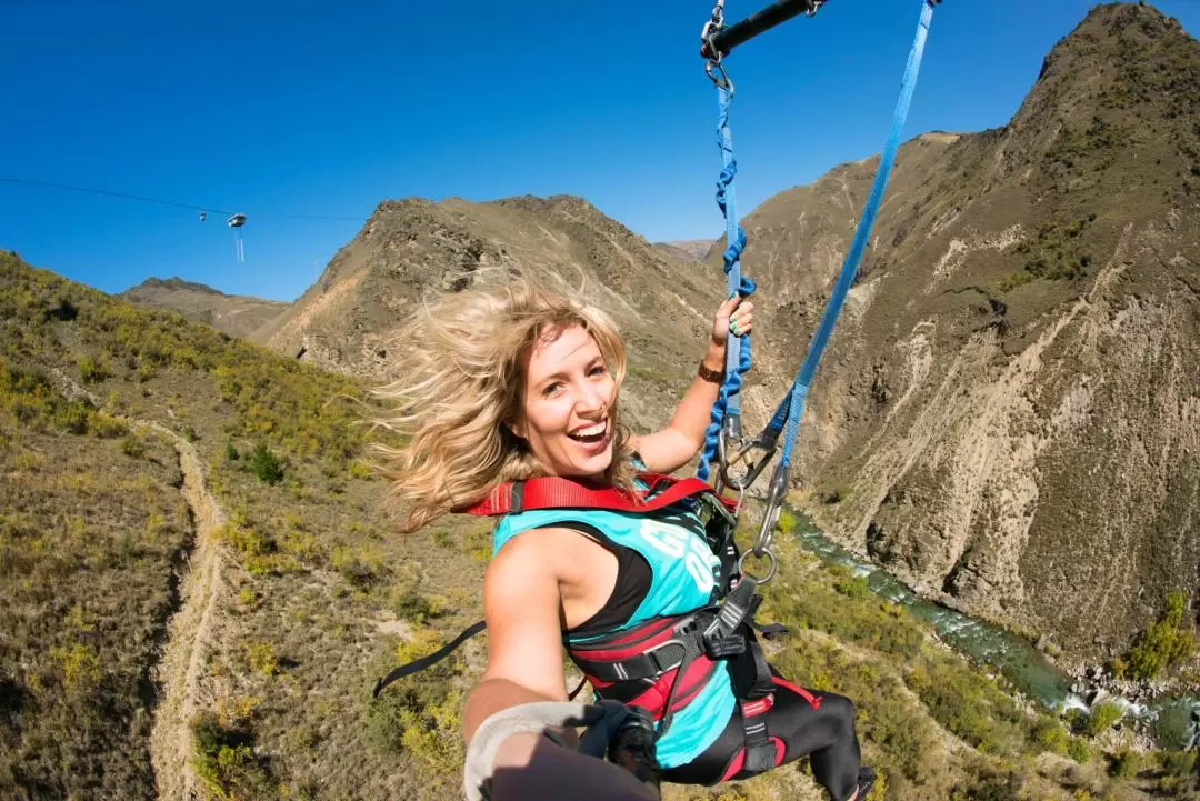 皇后鎮 Nevis Bungy 高空彈跳＆高空鞦韆套票（AJ Hackett 提供）