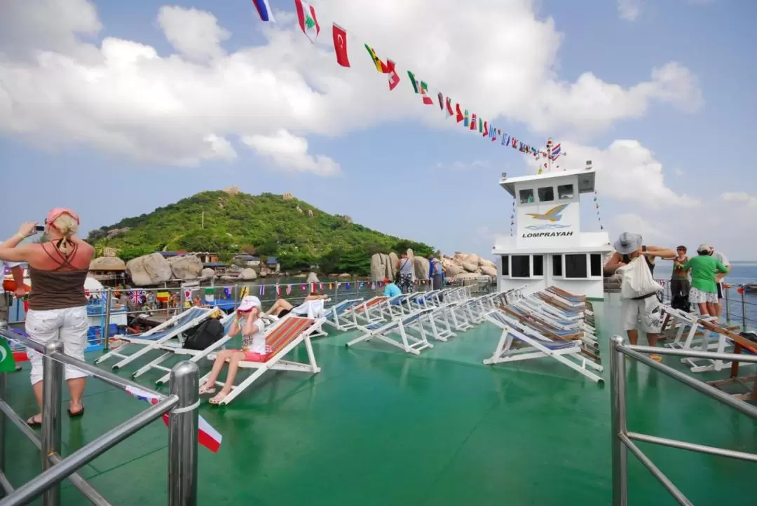 タオ島・ナンユアン島 シュノーケリング体験 カタマランボートツアー（サムイ島発）