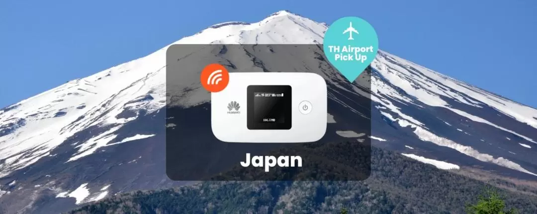 [SALE] Unlimited Data Pocket WiFi (BKK & DMK Airport Pick Up) for Japan 