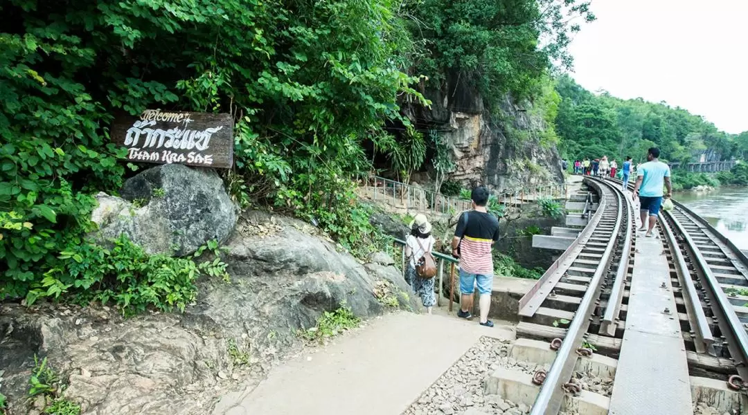 Kanchanaburi River Kwai Bridge and Elephant Bathing Day Tour by Yusabai