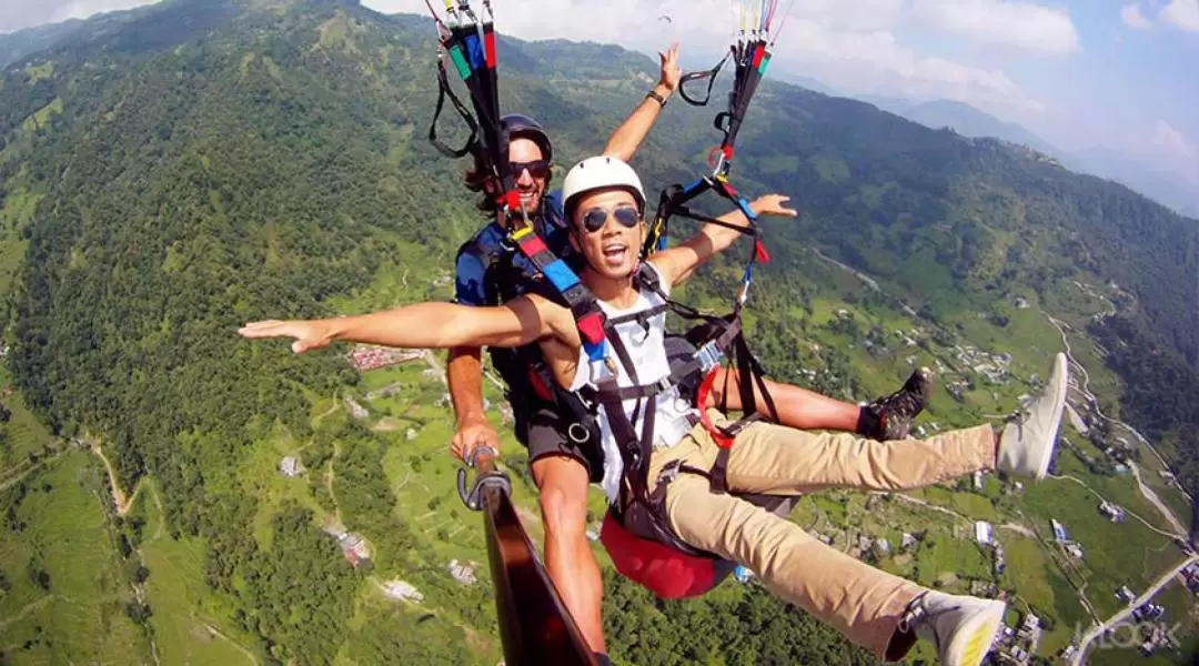 Paragliding in Pokhara with Hotel Transfers