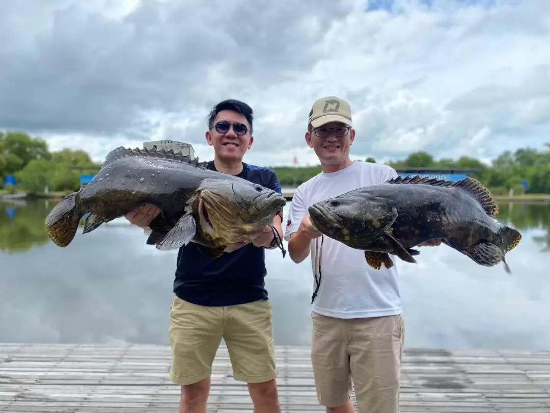 キャッチアンドリリース 釣り体験（セランゴール / Fishing Buddies Fishing Pond提供）