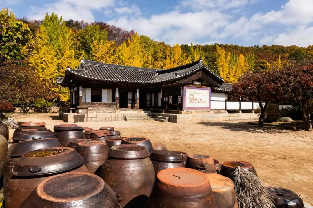 Yongin Korean Folk Village & Han River Night Music Cruise One Day Tour