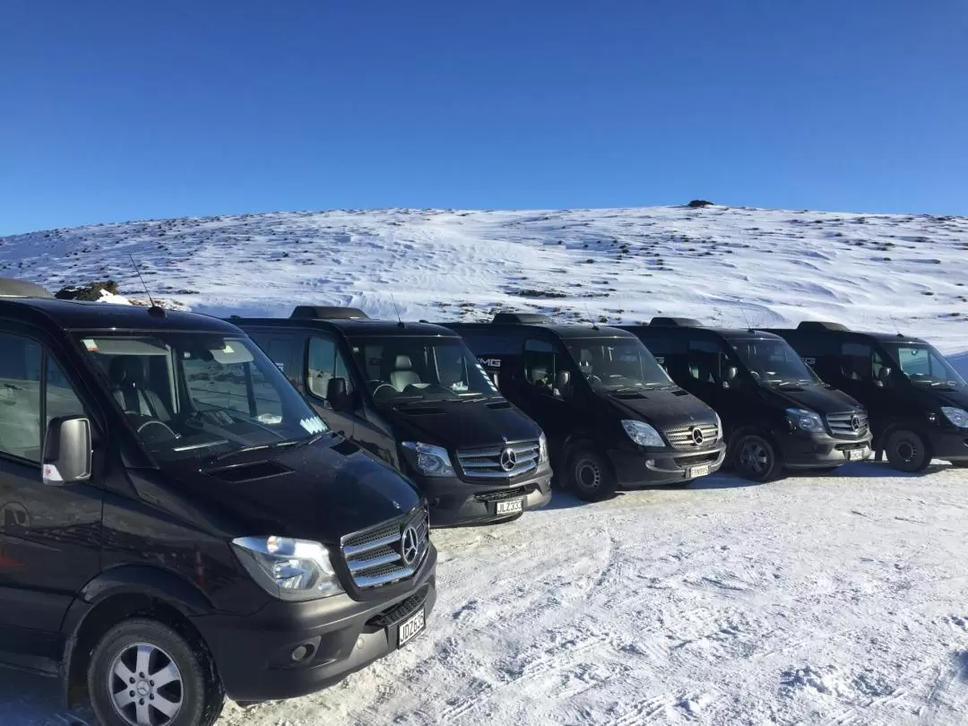 私人景點接送 皇后鎮 - 卓越山滑雪場（豪華廂型車）