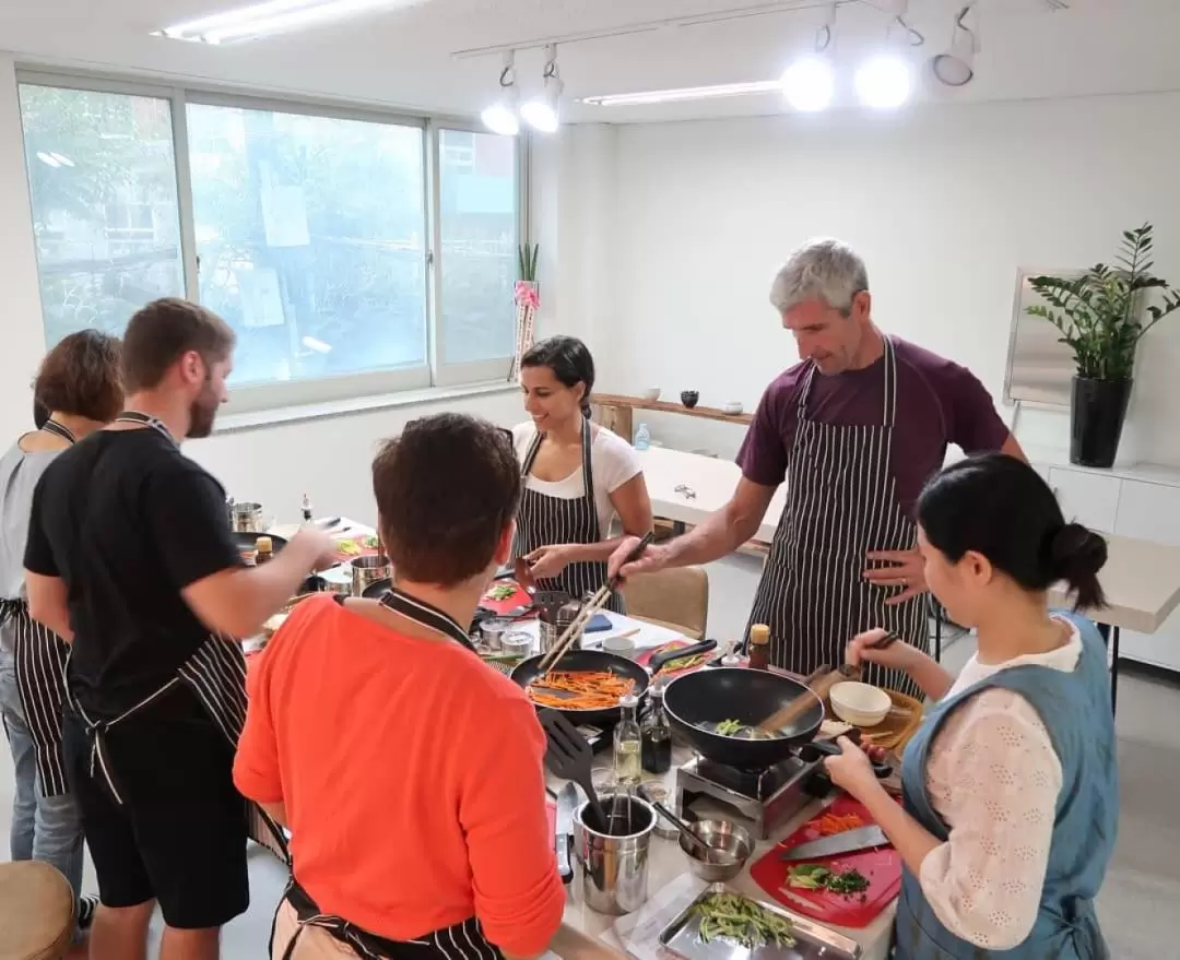 Busan Local Food Cooking Class with Creative Local Chef (incl. Market Tour)