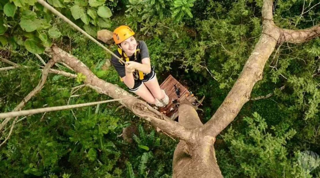 Flying Hanuman Ziplining Experience in Phuket Natural Rainforest