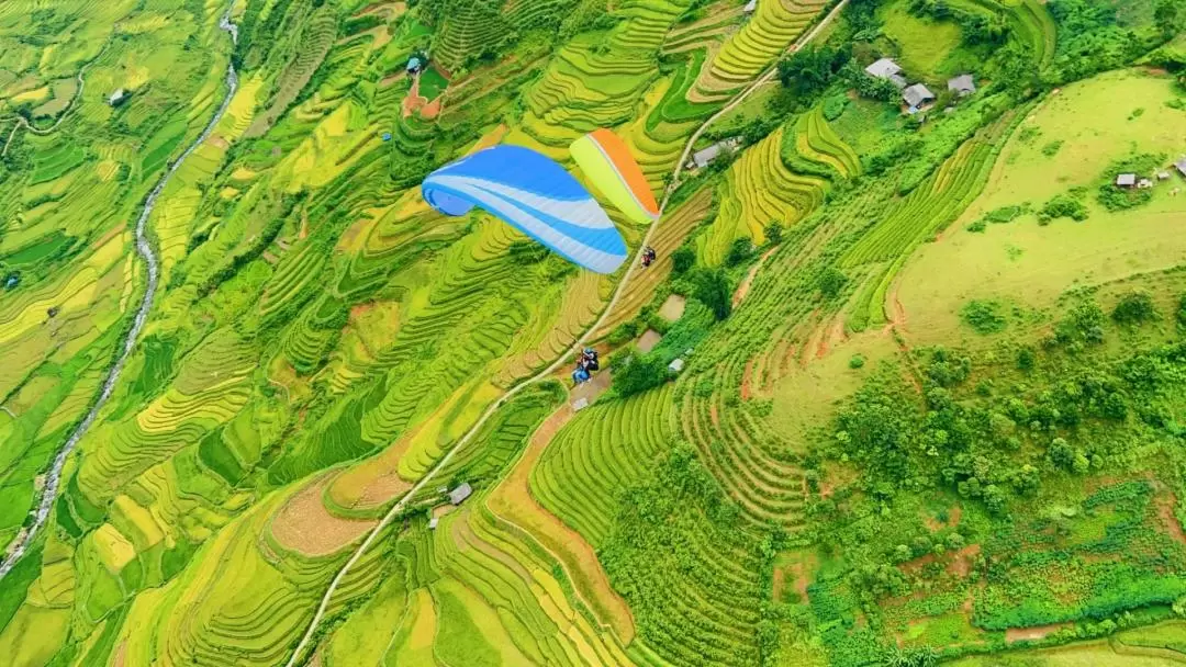 Mu Cang Chai Paragliding Experience - Flying over Scenic Spot