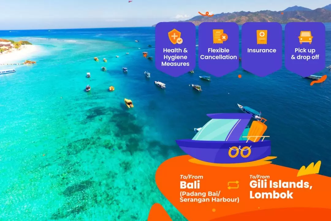 Fast Boat Ticket Between Bali and Gili by Blue Water Express