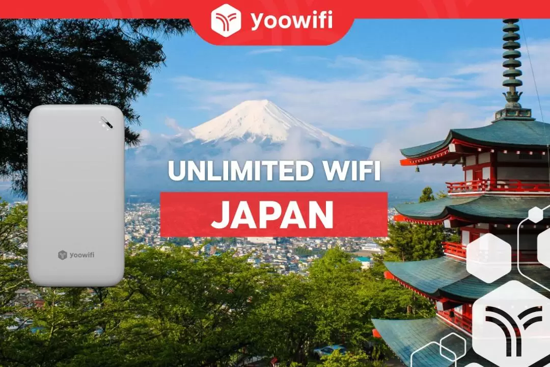 日本 4G 無限流量升級版 WiFi 分享器