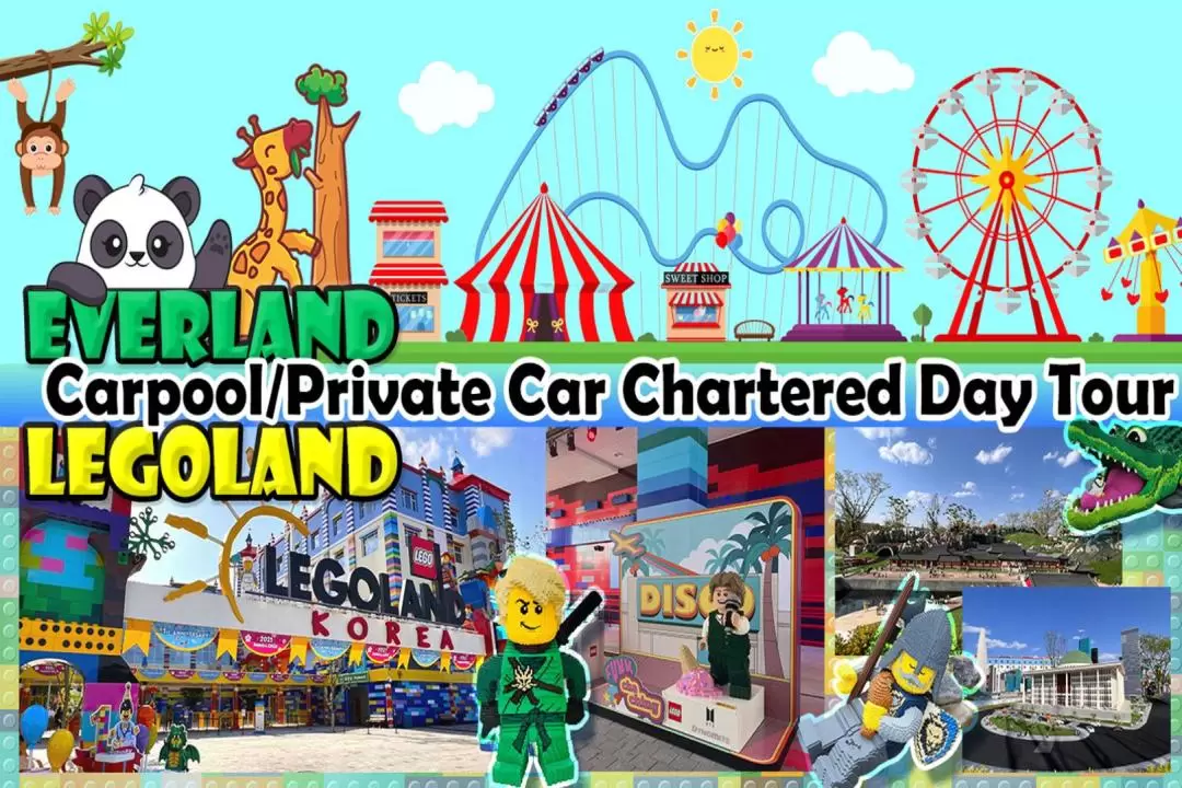 Legoland & Everland & Nami Island Carpool and Private Car Charter