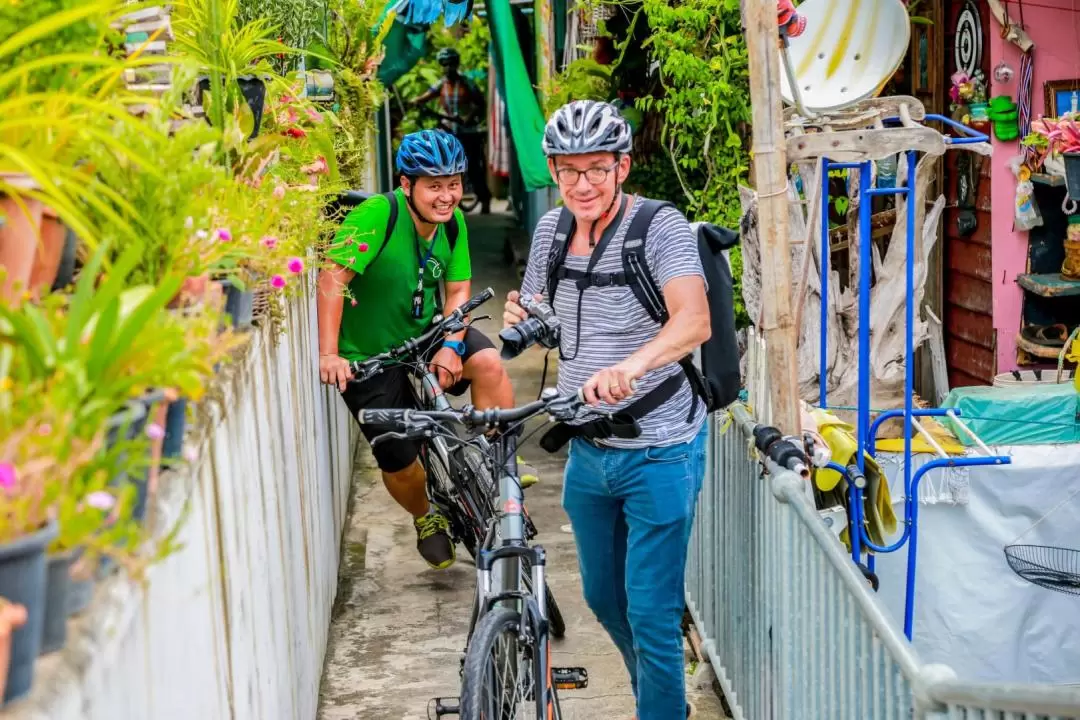 曼谷歷史文化景點自行車導覽一日遊