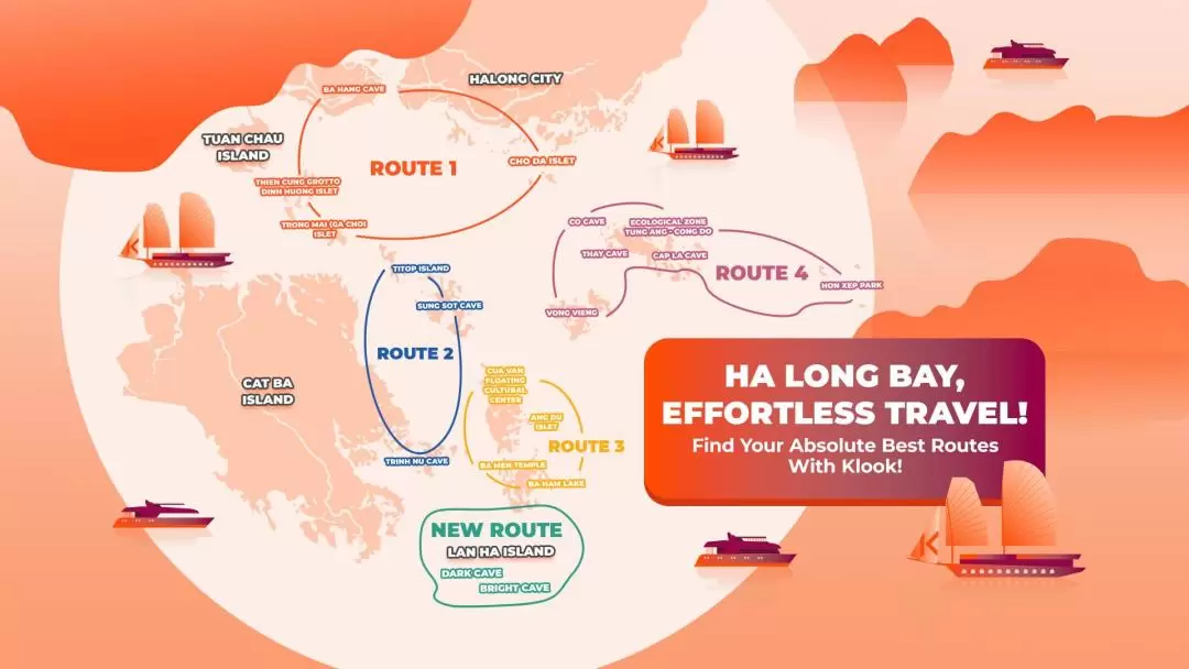 [Route 2] 3D2N Ha Long & Lan Ha Bay Tour by 5-Star Aquamarine Cruise