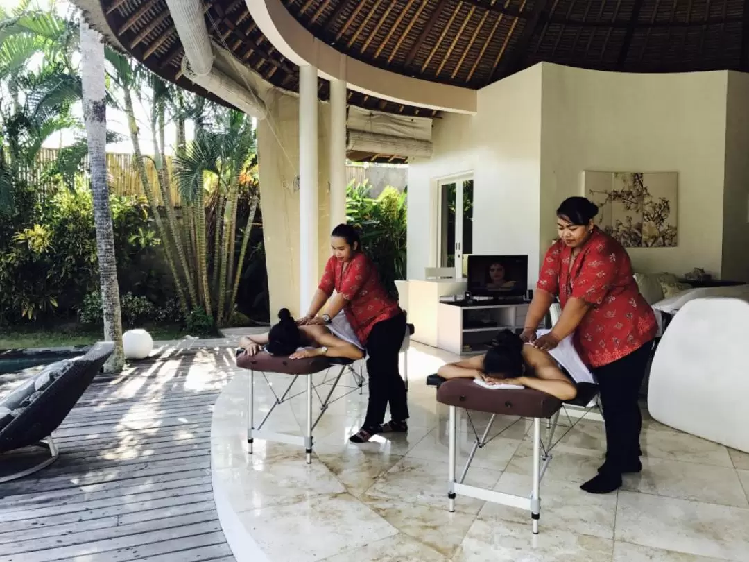 In Villa Spa and Massage A La Carte Treatments 