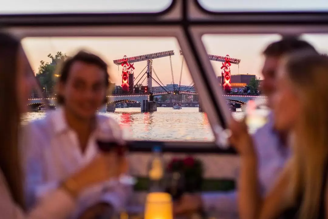 3-Course Dinner Cruise in Amsterdam 