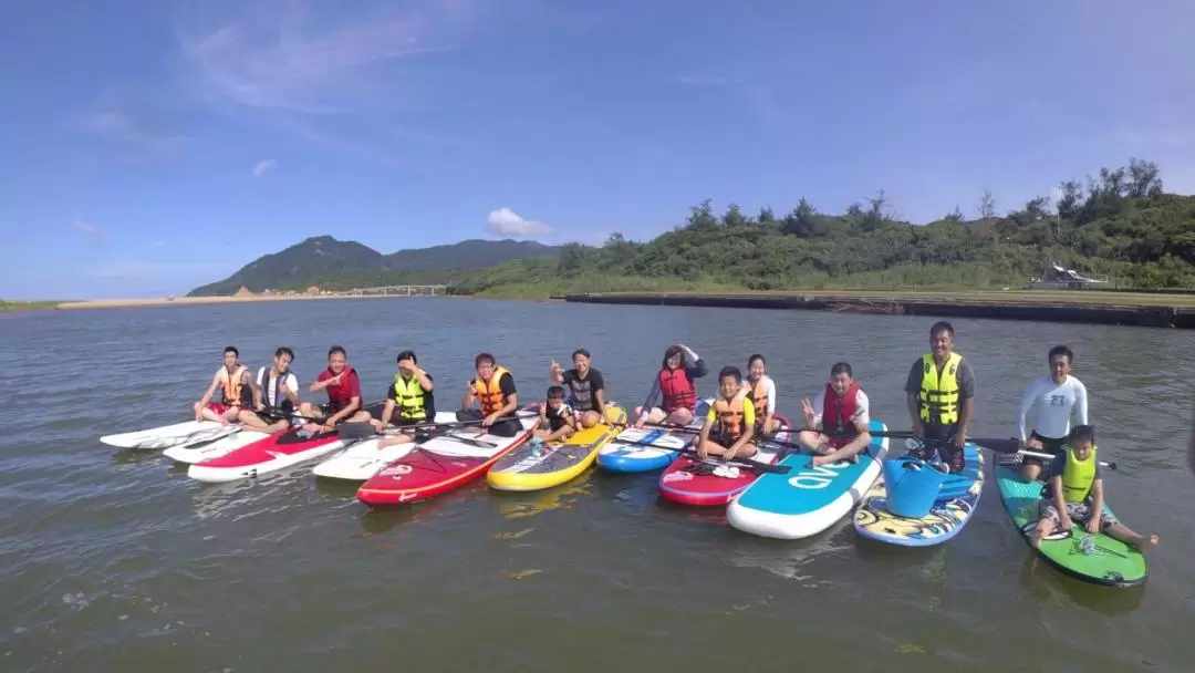 Stand Up Paddleboarding at Shuang River from Fulong Beach