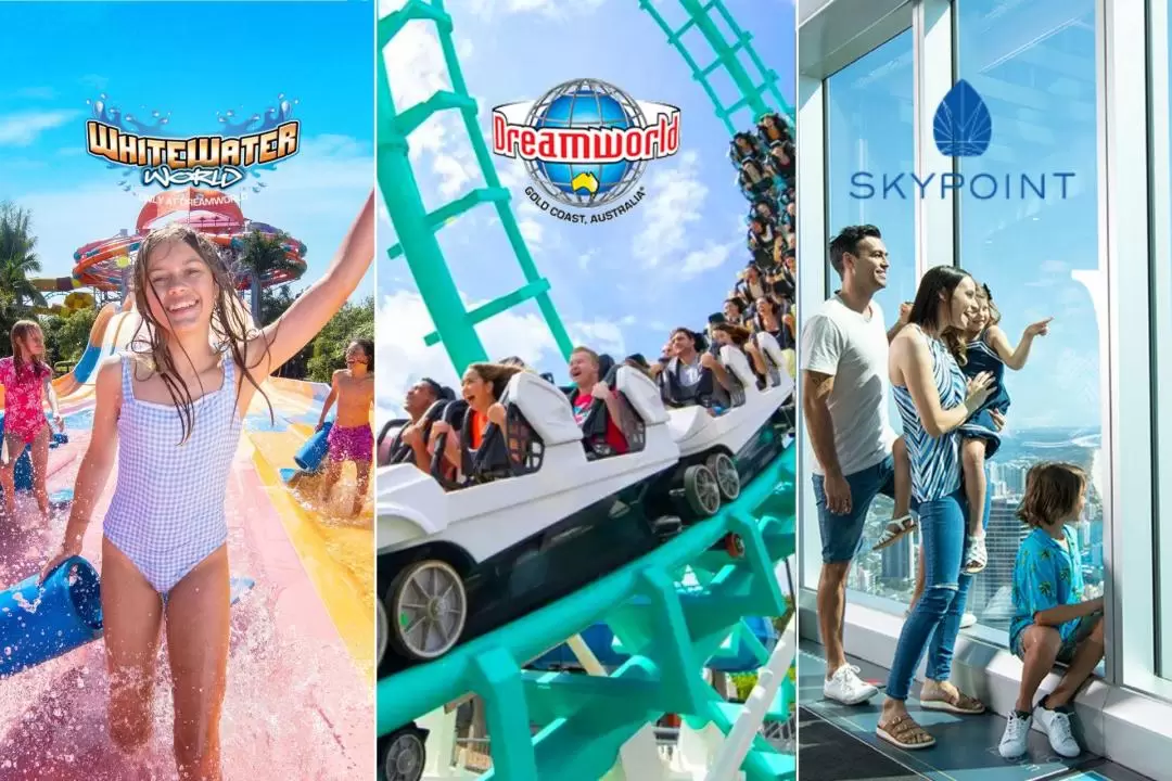 3 Day Pass to Dreamworld, WhiteWater World and SkyPoint