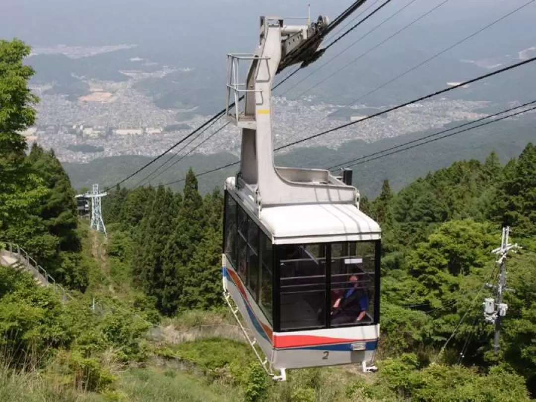Eizan Tram & Mountain Cable Car Round-trip Ticket