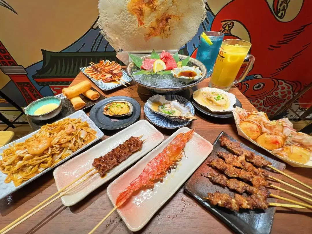 [Klook Exclusive Sale] Katsu Umaimonyadai - Seafood & Wagyu Izakaya in Osaka, Dotonbori, Shinsaibashi, Namba