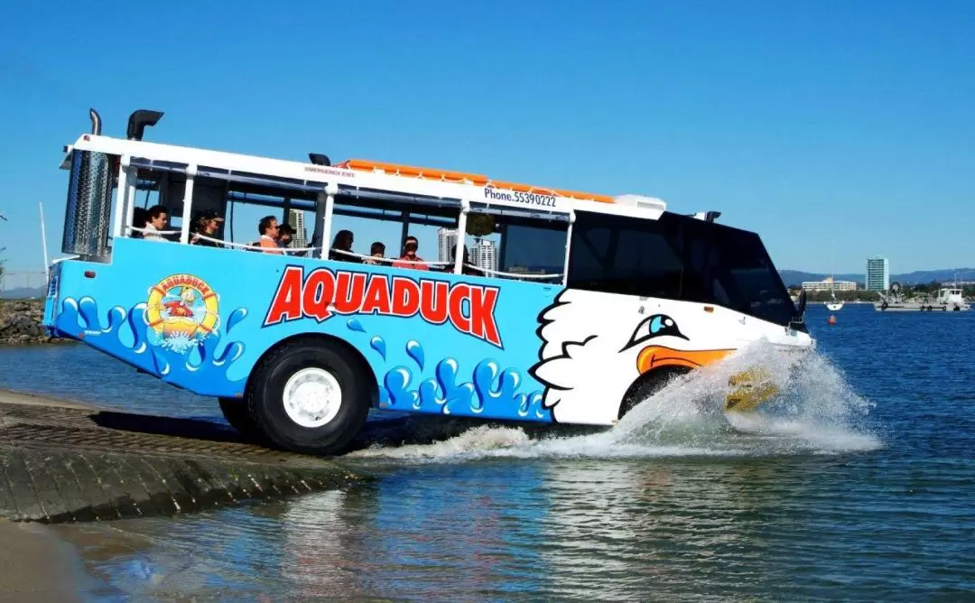 Aquaduck Safari City Tour and River Cruise in Gold Coast