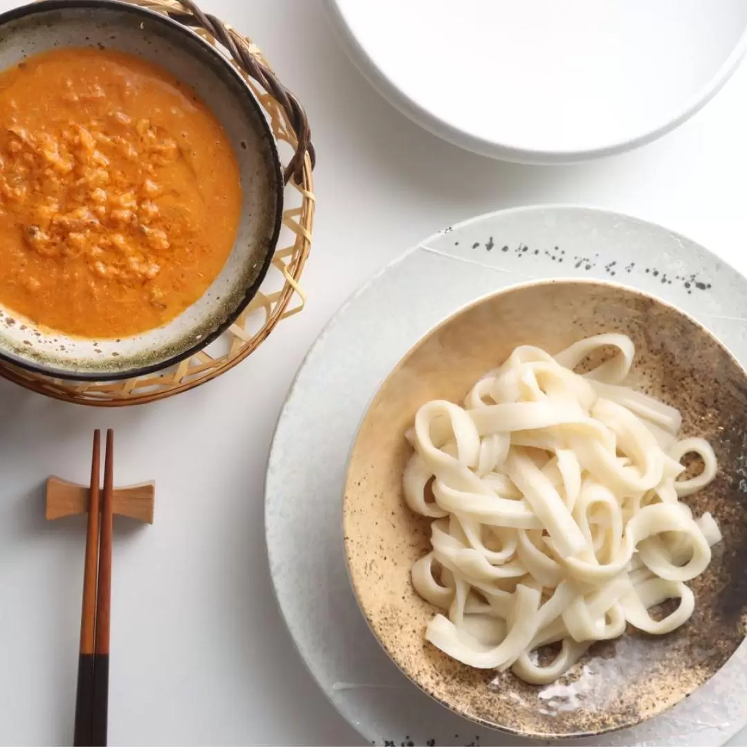 【Buy 2 for Free Delivery】C&T Production｜Fresh Hairy Crab Roe with Fish Maw Sliced Noodles｜JiangSu Crab｜Set for 2