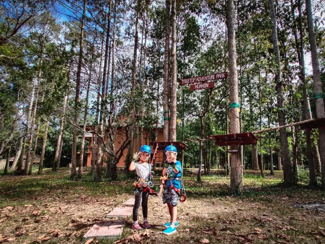 Zipline Experience in Hua Hin by Tree Top Adventure Park