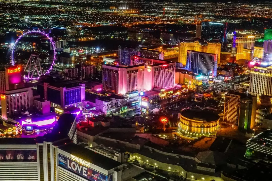 Afternoon Bites and Night Flight Tour in Las Vegas