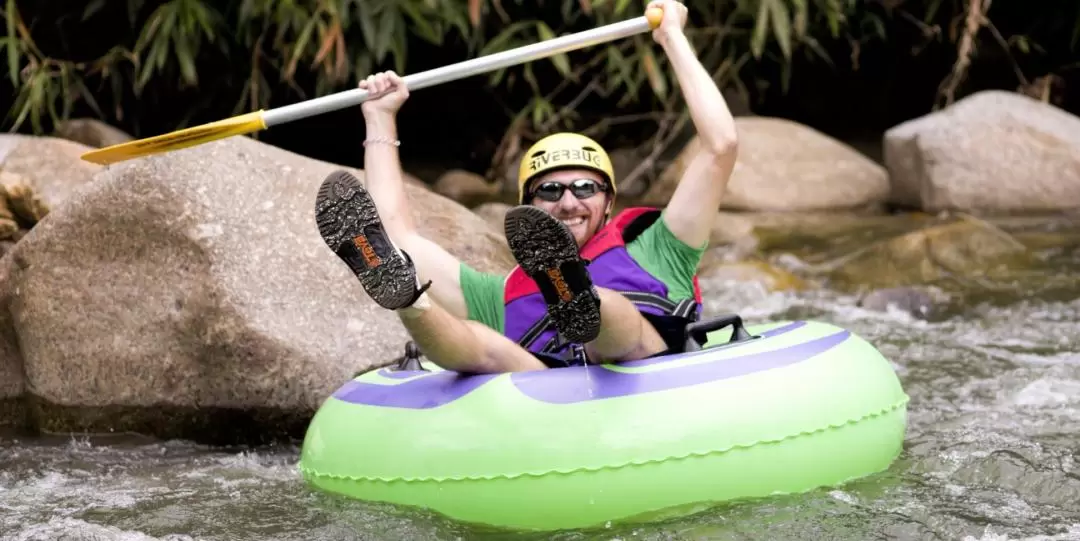 River Tubing or Waterfall Abseiling Experience in Gopeng, Perak