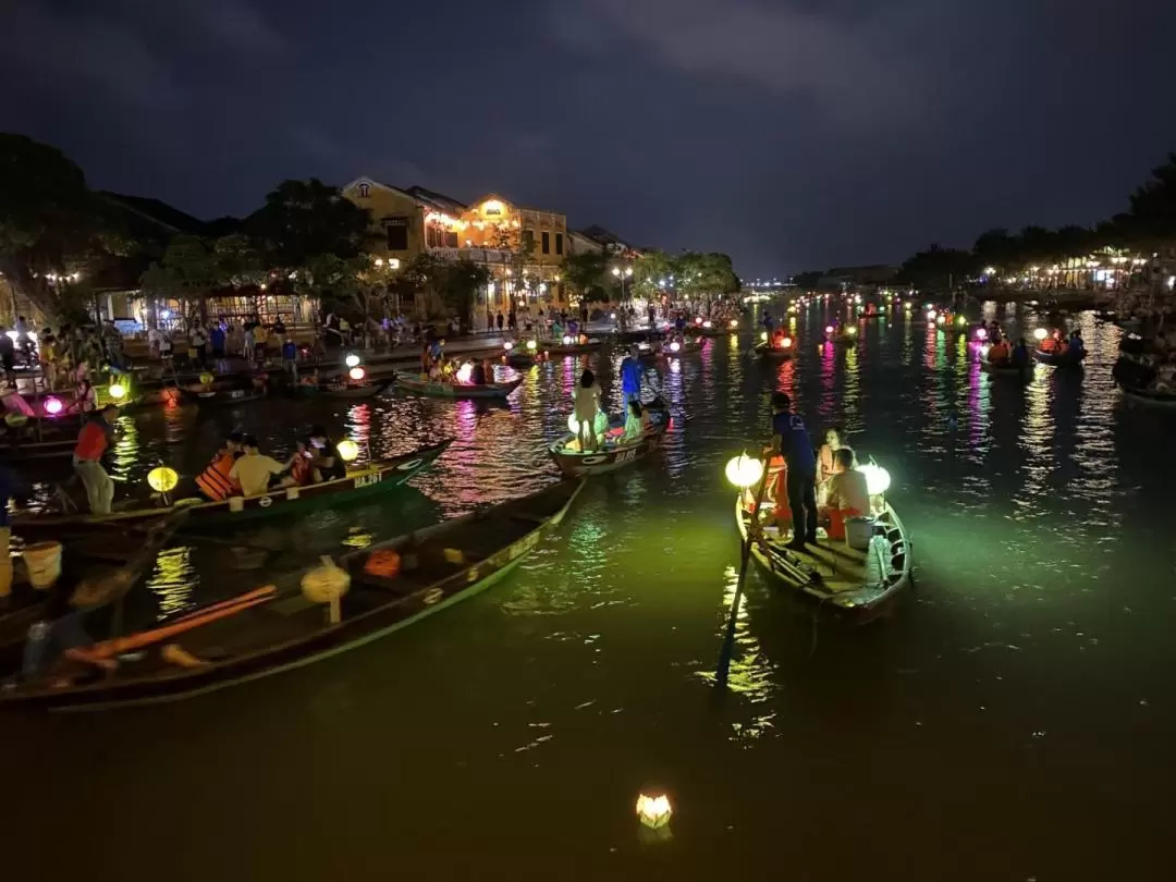 Boat Ride Ticket and Release Lantern at Hoai river in Hoi An 