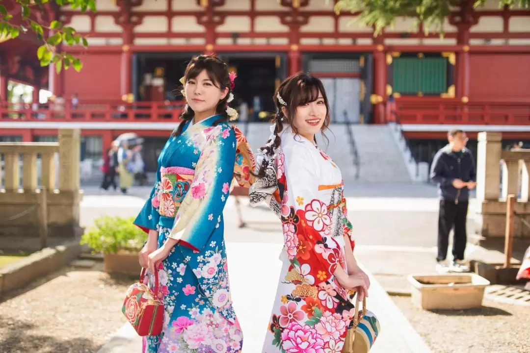 Kimono Rental Experience in Asakusa