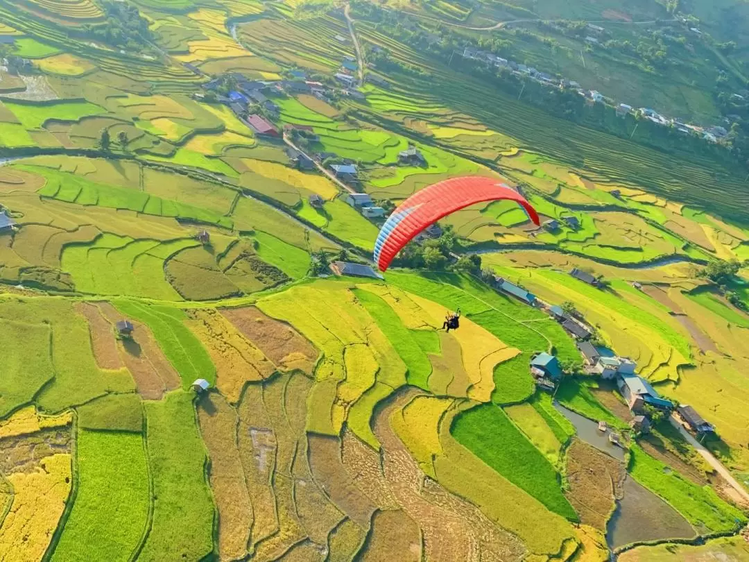 Mu Cang Chai Paragliding Experience - Flying over Scenic Spot