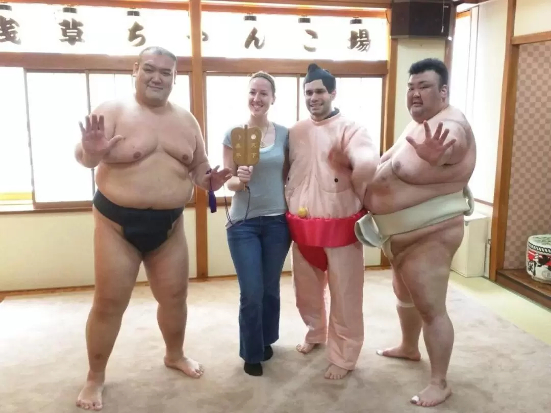 Sumo Experience & Chanko Hot Pot Dinner in Tokyo