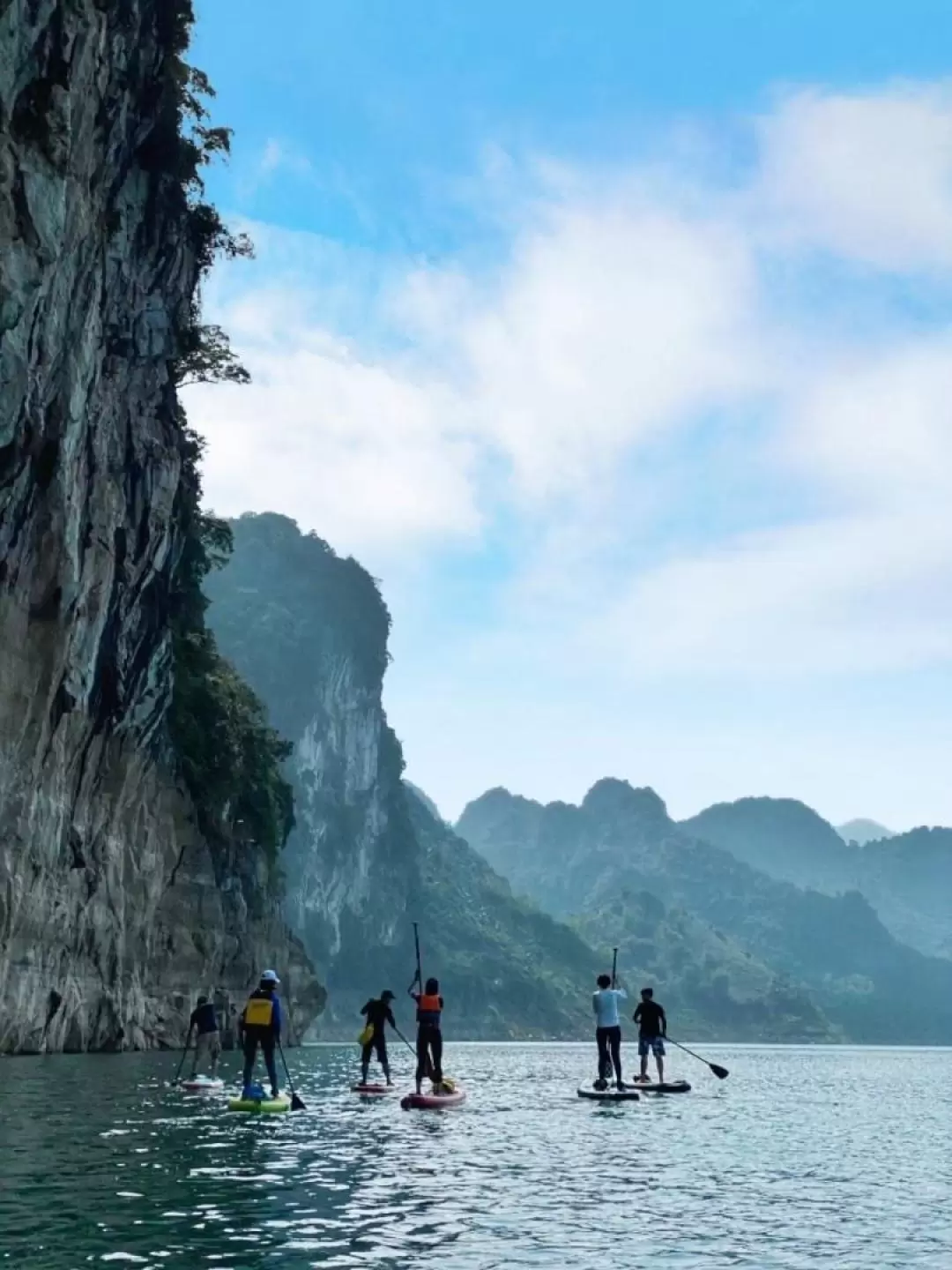 SUP Day Tour to Explore Ba Khan Bay, Hoa Binh Lake 