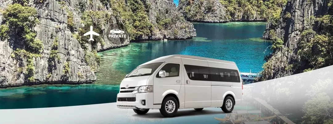 Nagtabon Beach or Talaudyong Beach Private Car Charter for Puerto Princesa