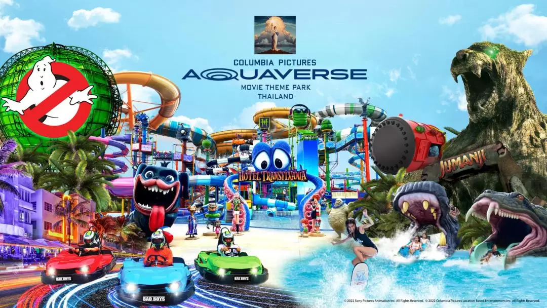 Columbia Pictures Aquaverse Waterpark Ticket in Pattaya