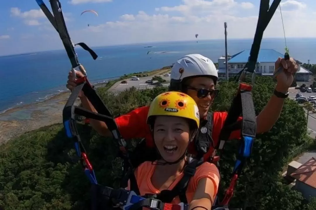 Motor Paraglider Tandem Flight in Nanjo, Okinawa