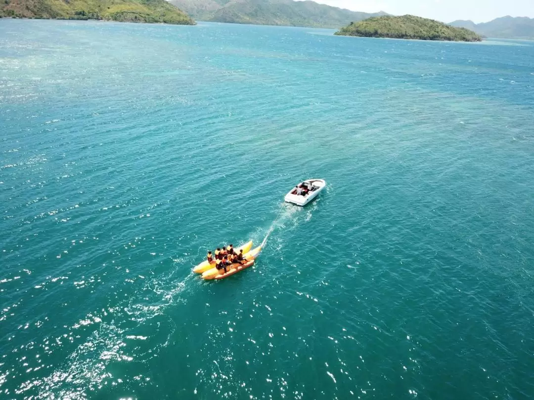 Banana Boat Ride and Clear Kayak Experience in Coron