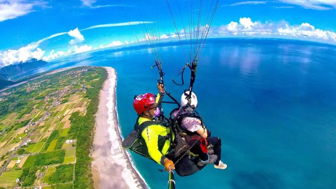 花蓮: 太魯閣布拉旦飛行基地 - 飛行傘體驗 & GoPro 空中全程攝影