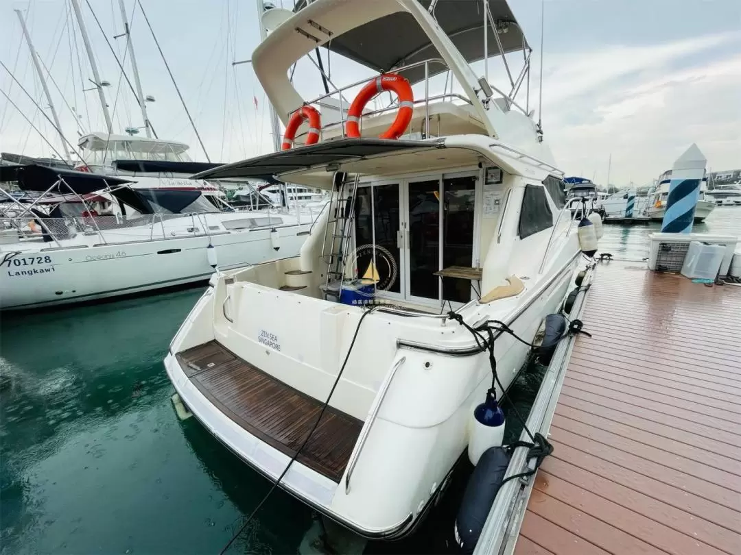 新加坡南部群島跳島之旅／私人 Zen Sea 1 遊艇租借（Zenithyachtcharters 提供）