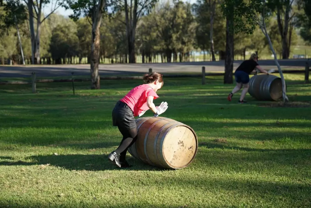 Private Hunter Valley Wine Barrel Rolling Experience