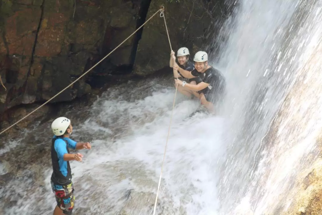 River Tubing or Waterfall Abseiling Experience in Gopeng, Perak