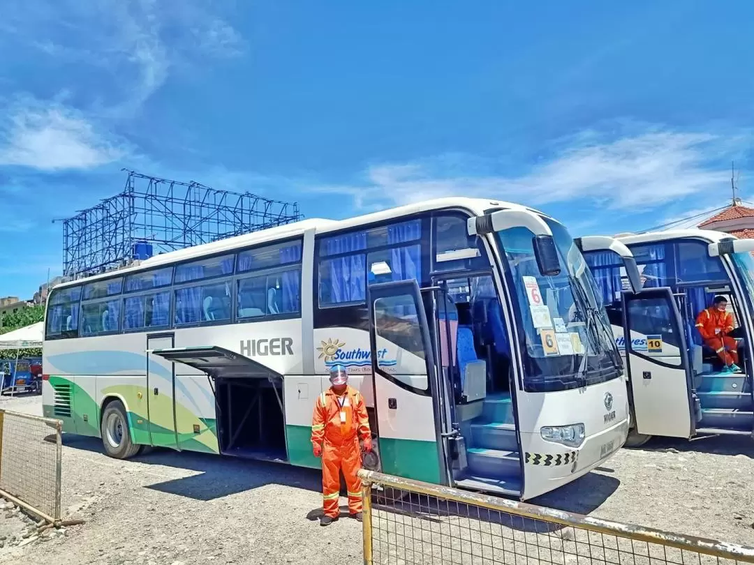 乗合空港送迎（カリボ国際空港（KLO）⇔ボラカイ島 / Southwest Travel提供）