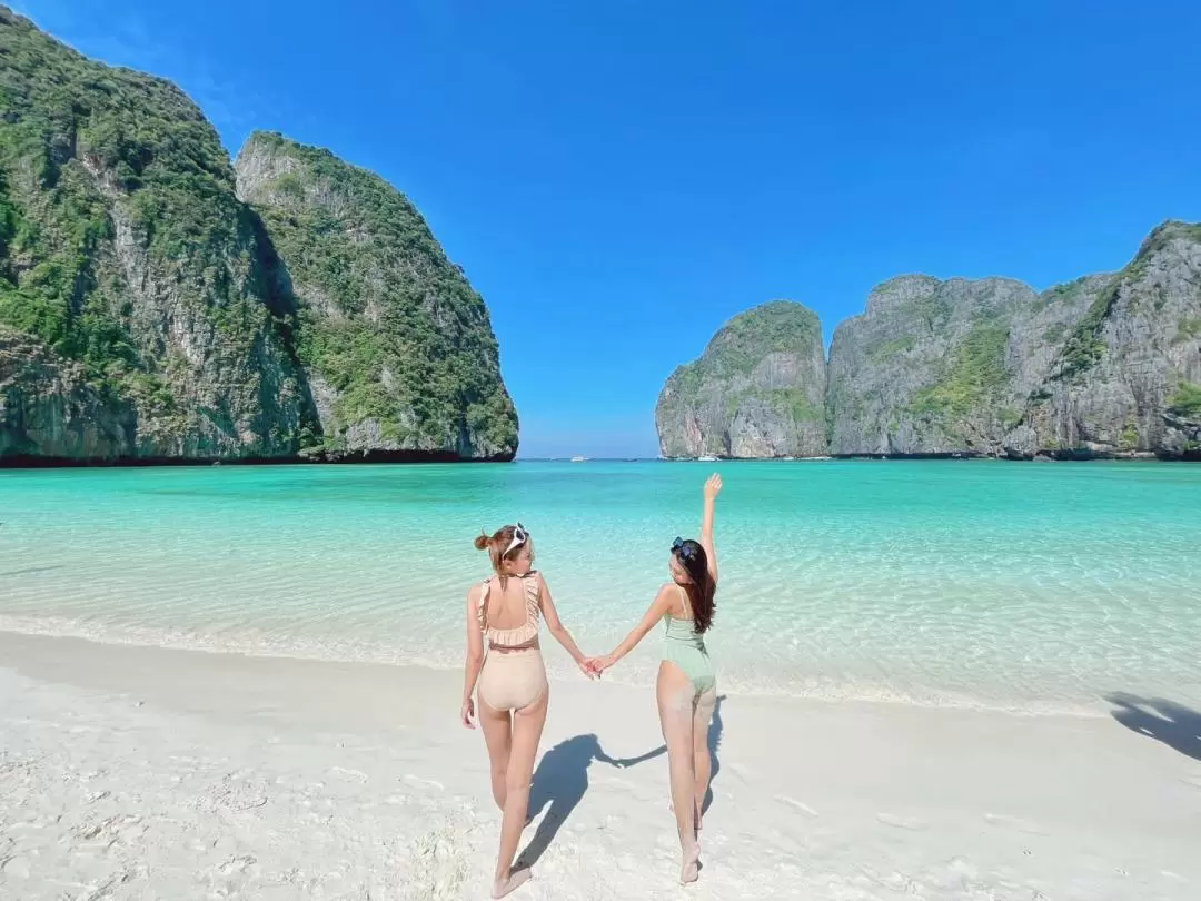 From Krabi: Phi Phi Island & 4 Islands Early Bird Tour by Speedboat