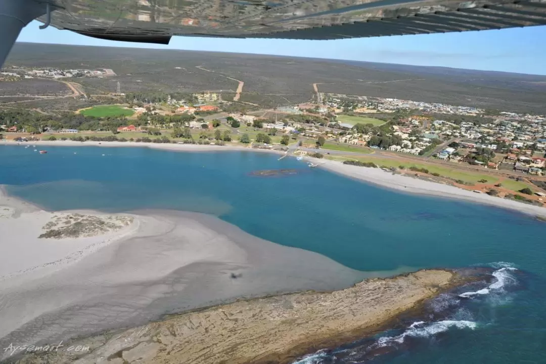 Abrolhos Islands and Pink Lake Scenic Flight tour from Kalbarri