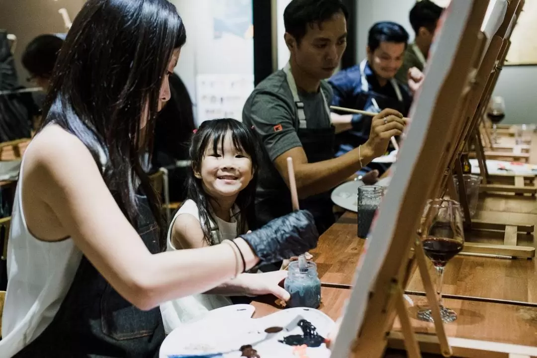 Sip and Paint Experience by The Art Bar in Phnom Penh