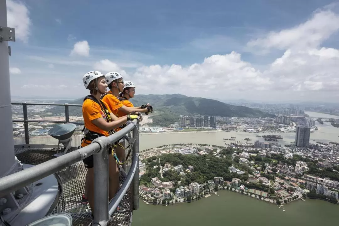 澳门旅游塔百步登天