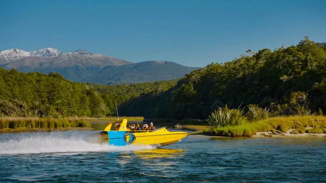 River Bike Ride and Fiordland Jet Boat Experience