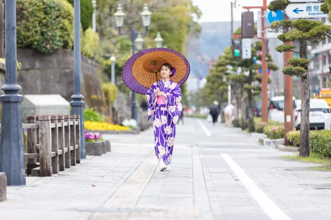 Yukata Rental Experience in Kagoshima